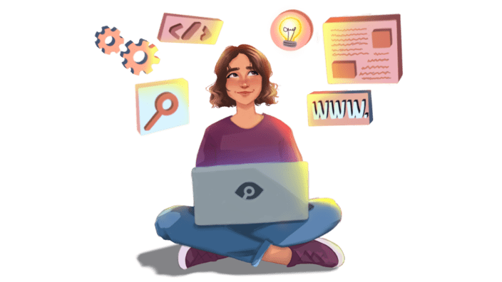 Bloggillustration av Maia