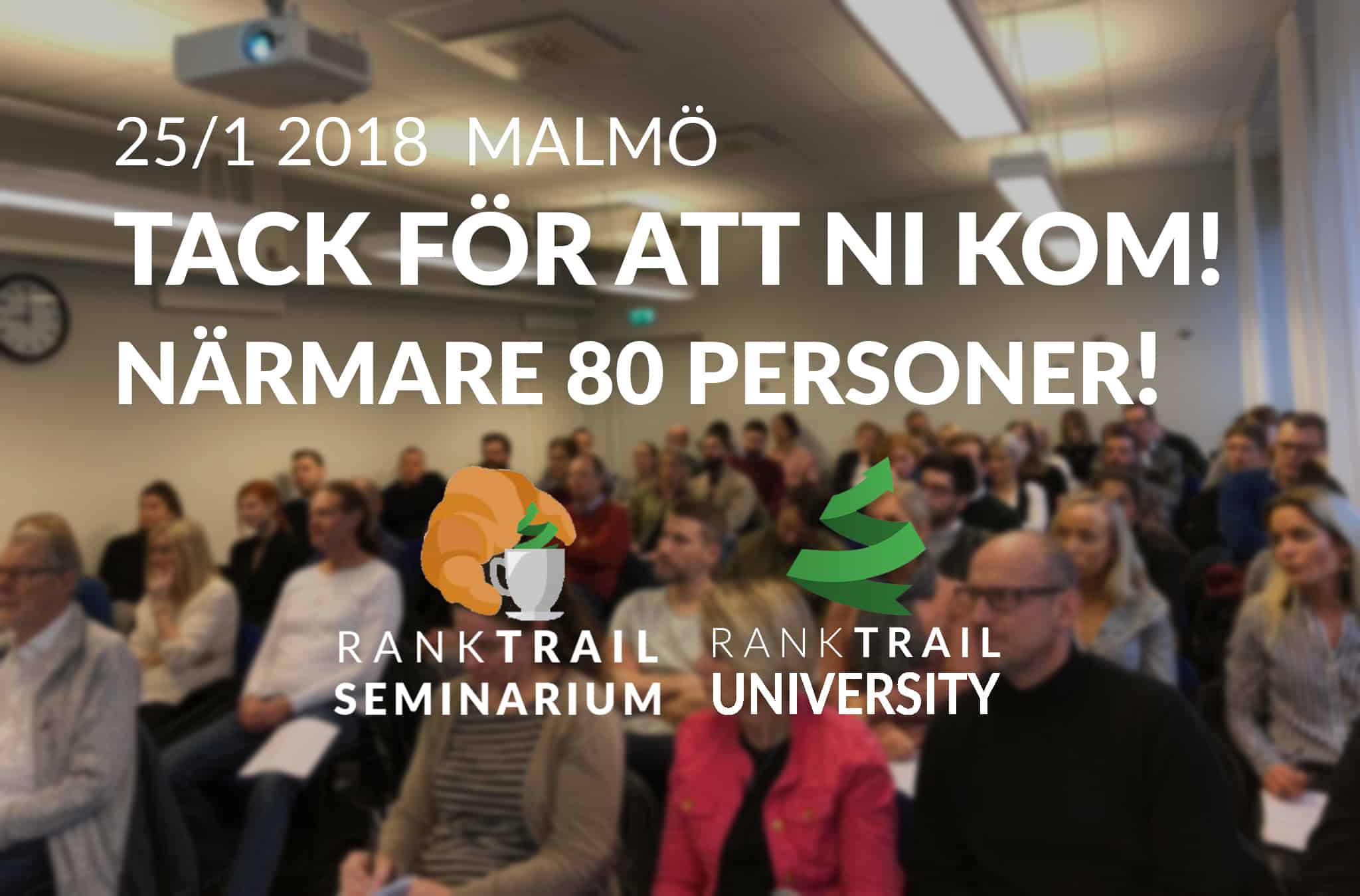 Frukostseminarium 25/1 Malmö sökmotoroptimering analys SEO