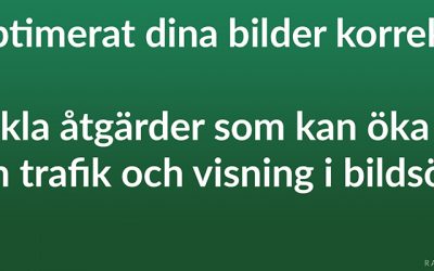 Bildsökningar på Google är jätteviktiga