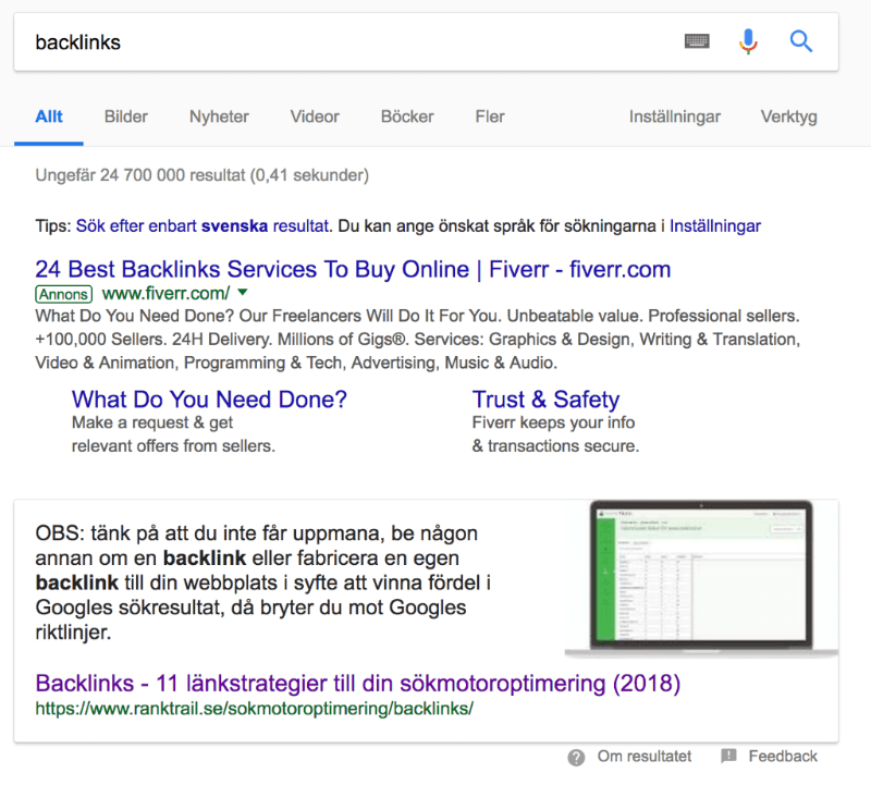 answer box seo
