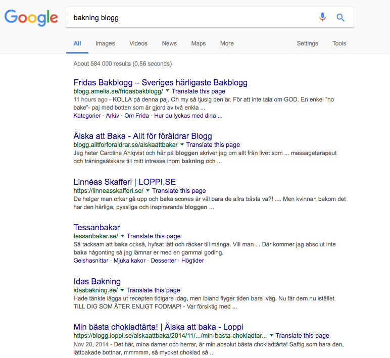 bloggsamarbete sokmotoroptimering backlinks ranktrail 1