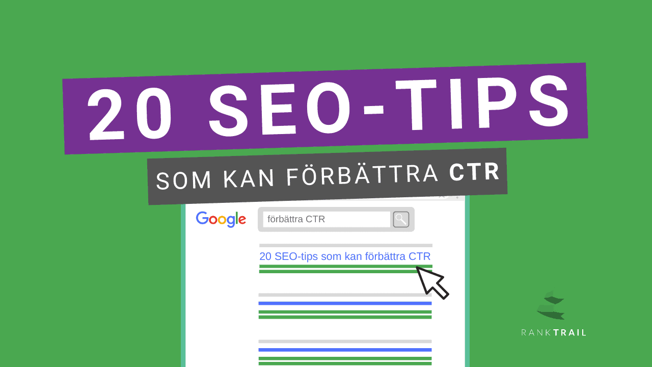 hur kan man förbättra ctr