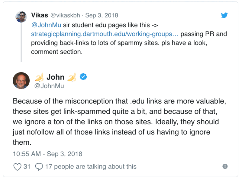 edu links google
