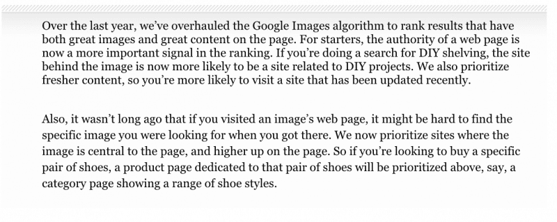 google bildalgoritm