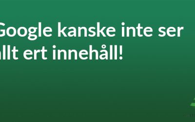 Undvik skript för att dölja ert text- & bildinnehåll
