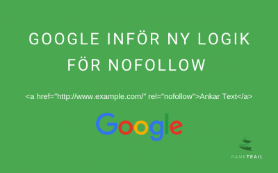 Google inför nya Nofollow-länkattribut