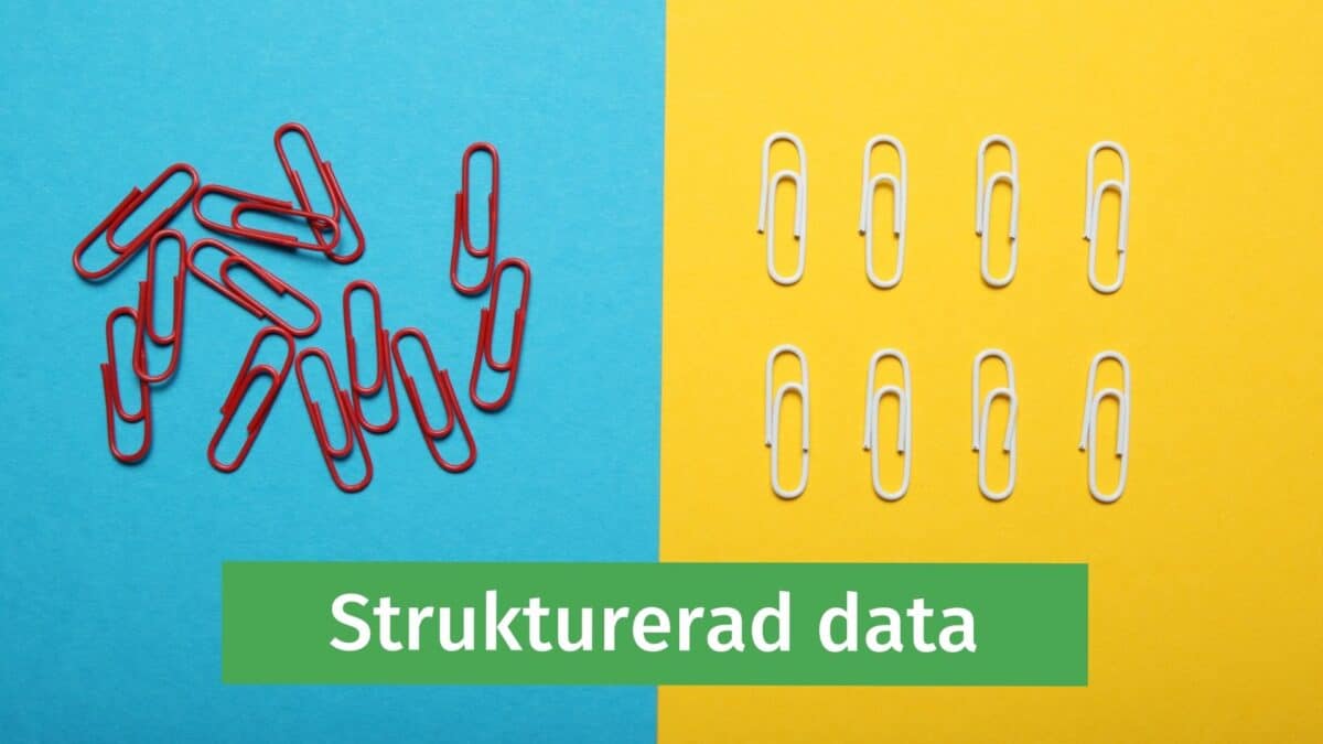 strukturerad-data vad är strukturerad data?